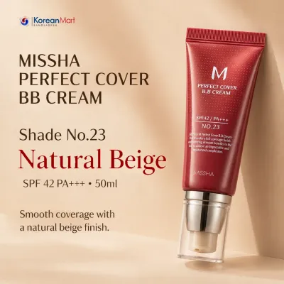Missha M Perfect Cover BB Cream SPF 42 shade No.23 (Natural Beige) - 50ml